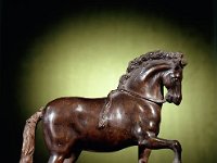 Bro 147  Bro 147, Schreitendes Pferd, nach Giambologna (1529-1608), Modell um 1600, Guss Niederlande, 1. Hälfte 17. Jahrhundert, H. 16,6 cm, L. 17,5 cm : Tiere